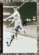 Lefty Pyle signed photo - Giants Browns debut 1939 -