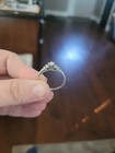 Platinum Marquise Cut Natural Diamond Engagement Ring. approx. 0.50ktw — photo 8
