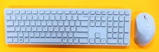 Dell Wireless Keyboard Mouse Combo White USB Receiver KB3121Wp 143H0