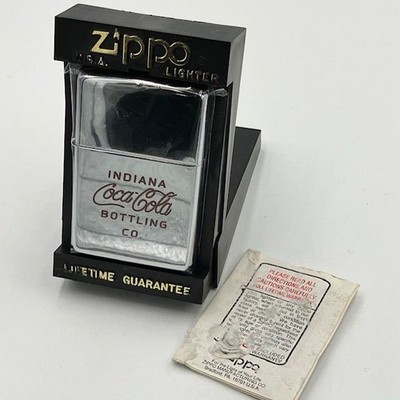 Vintage Zippo 1996 Indiana Coca-Cola Bottling Co. Oil Vintage Zippo 1996 Indiana Coca-Cola Bottling Co. Oil