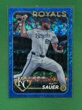 2024 Topps Update Series Blue Holofoil Parallel #US25 Matt Sauer RC /999
