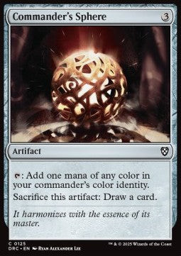 Magic/MTG Commander's Sphere DRC-125 Common Englisch Neu