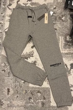 SIZE L BRAND NEW Fear of God Essentials Dark Oatmeal Sweatpants 100%Authentic