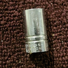 Vintage Indestro Select 5/16" 6-Point 1/4" Drive Socket  No.6010, USA.