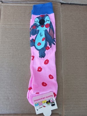 Sanrio Characters - Lilo and Stitch 1 pair crew socks