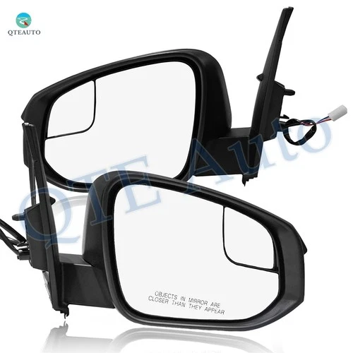 2 Left-Right Side Power Foldaway View Mirror Blind Spot To 2016-2018 Toyota RAV4