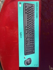 Logitech Wireless Keyboard and Mouse Combo, Model 920-008971, New / Sealed
