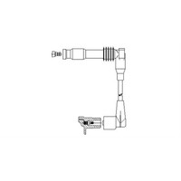 Bremi ZüNdleitung AnschlussausfüHrung SAE FüR Opel Frontera B 6B_ 5_MWL4
