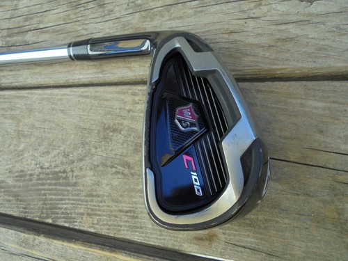 Wilson Staff C100 Single 6 Iron Golf Club Left Hand Steel Stiff Shaft Stock Grip - Picture 5 of 10