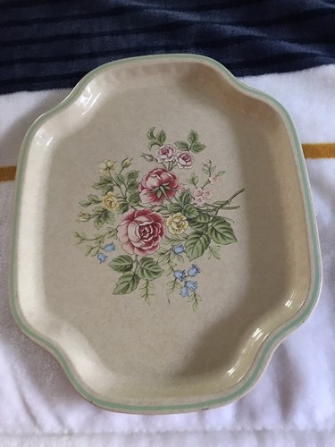 Vintage Antik exklusiv für Avon Deko Tablett Bad Küche Parfüm - Bild 5 von 6