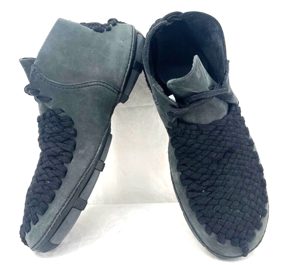 Nike считается редкая черный сплетенный на шнуровке загрузки кроссовок туфли мужские ЕС 45 США 12 - Изображение 4 из 4