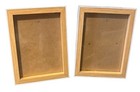 2x Wooden White Oak Effect Photo/Picture Frame Vintage Style Glazed 