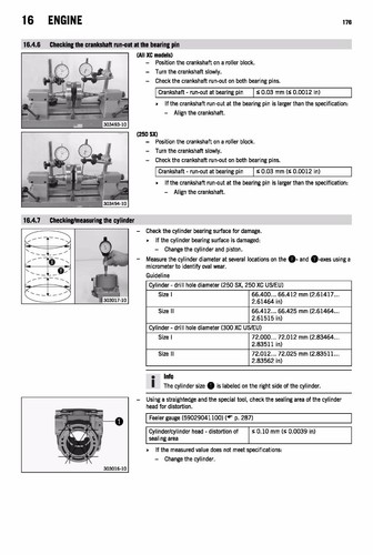 KTM Service Workshop Shop Repair Manual 2016 300 XC. - Picture 11 of 12