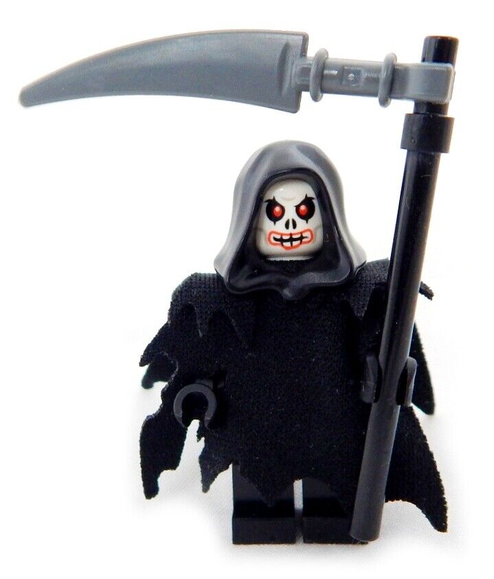 NEW LEGO GRIM REAPER MINIFIG figure minifigure angel of death halloween ghost