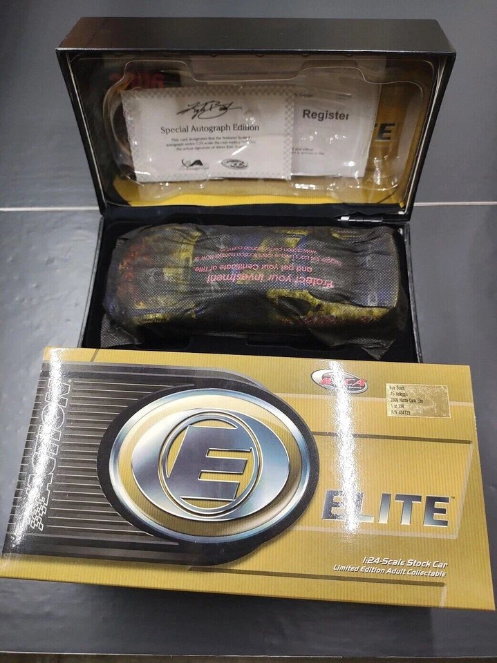 1/24 CHEVROLET #5 2006 KYLE BUSCH AUTOGRAPHED/SIGNED C.O.A. ACTION NASCAR 288PCS - Immagine 4 di 4