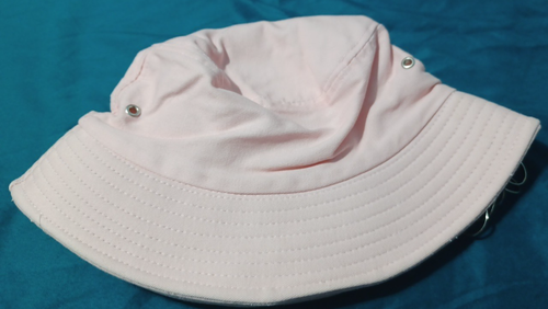 Womens Pink Bucket Hat