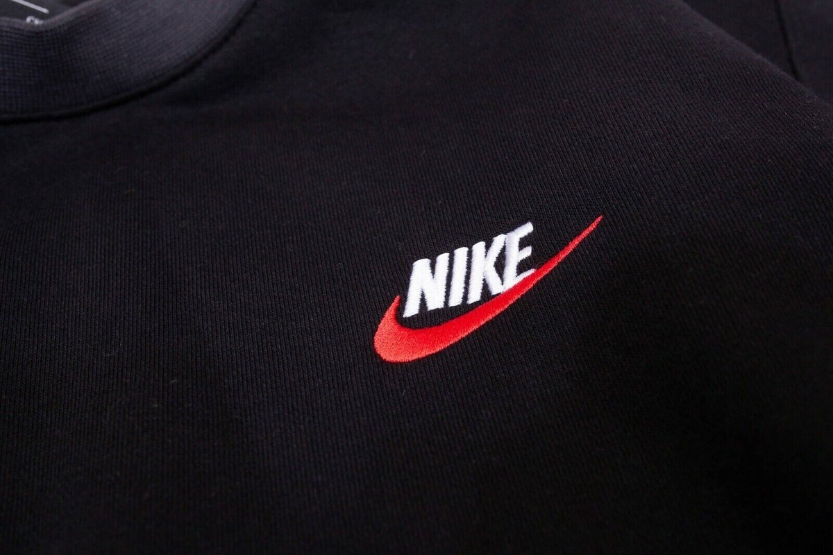 Nike MENS Club Crew BB BV2662-011 Sweatshirts JERSEY BLACK GREY XS | eBay UK