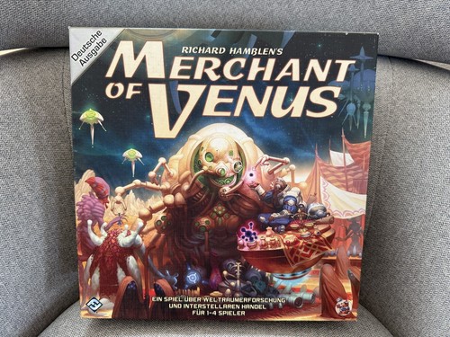 Richard Hamblen`s Merchant of Venus Deutsche Ausgabe Brettspiel KPL. + neuwertig - 第 1/3 張圖片