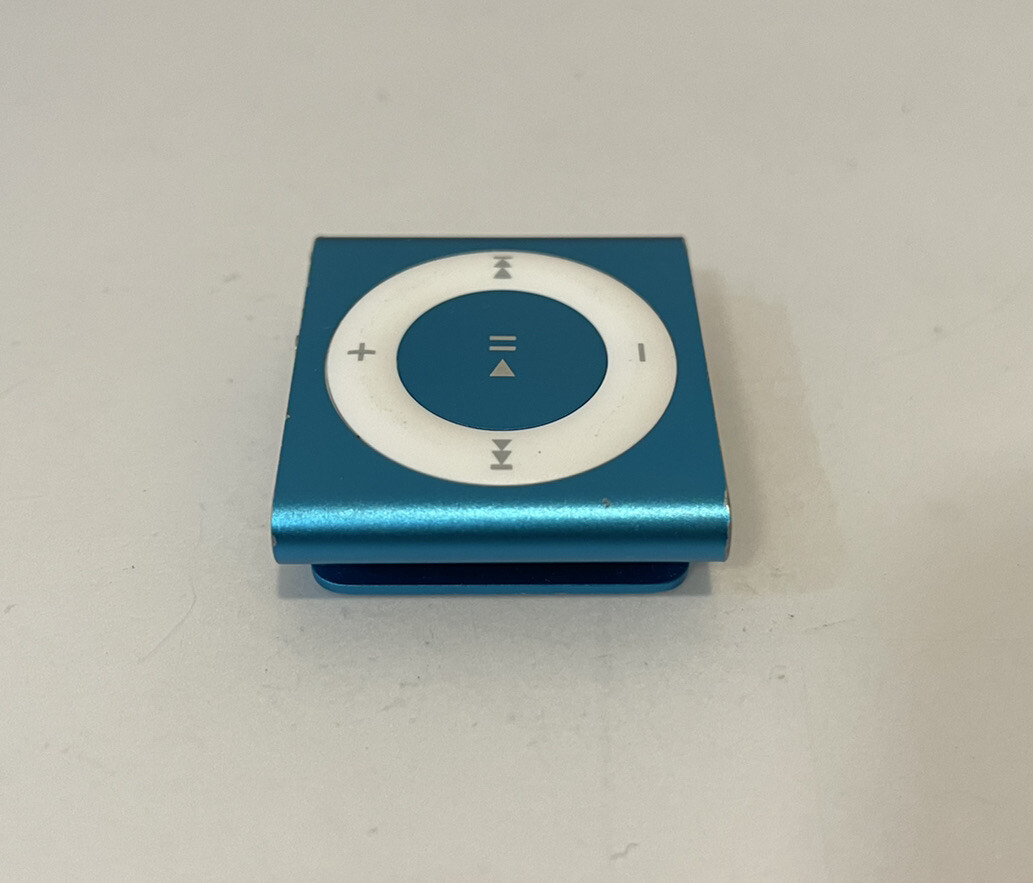 Apple iPod shuffle 4th Generation 2GB - Blue - Works Great
