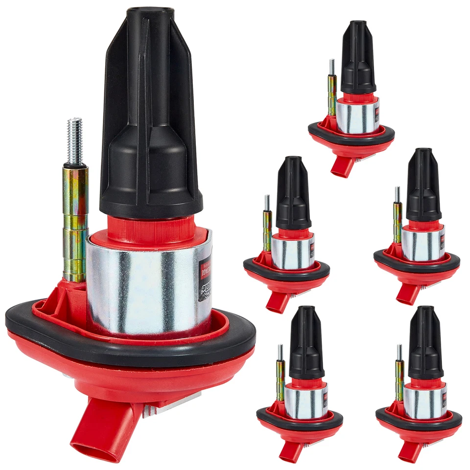 CONJUNTO DE 6 Bobinas de Ignição UF-303 para 2002-2004 Oldsmobile Bravada I6 4.2L, Vermelho - Imagem 3 de 4