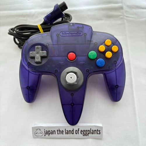 Nintendo 64 N64 Console Midnight Blue Controller Set Japan Region Tested & Work - Picture 14 of 20