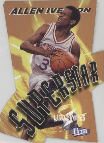 1997-98 Fleer Ultra Allen Iverson Card #107 76ers | eBay