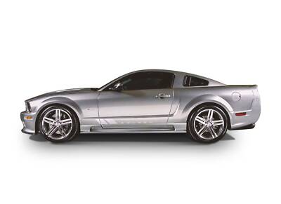 KBD Body Kits Sallen 2 Pc Polyurethane Side Skirts For Ford Mustang 2005-2009