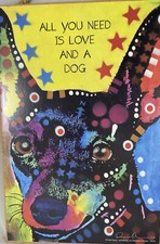 Dog Lover Plaque Decorative accent for dog lovers 7by10 NEW