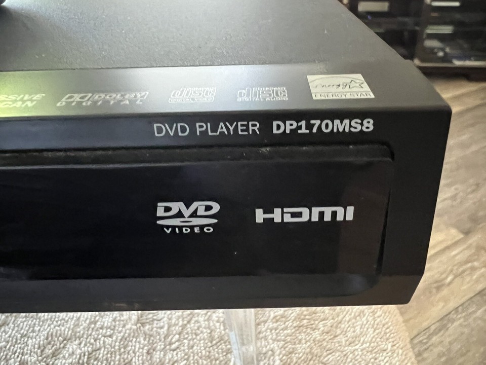 Magnavox DVD Player DP170MS8 HDMI Remote HDMI Cord Tested 19320000300