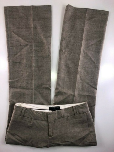 Banana Republic Flat Front Straight Leg Lined Tan Pants 6P 29x29" - Picture 2 of 5