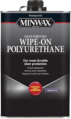 Minwax 40910000 Wipe-On Poly, Pint, Satin, 16 Fl Oz Satin 