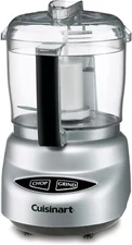 Food Processor, Mini-Prep 3 Cup, 24 Oz, Brushed Chrome and Nickel, DLC