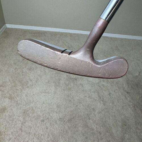 Acushnet Bulls Eye 35A Mallet I putter RH TT acciaio scanalato 34,5" - Foto 4 di 7