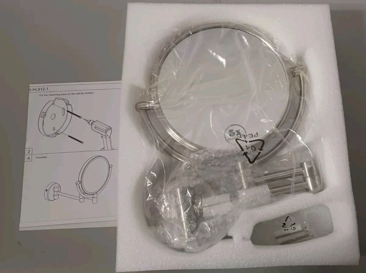 Alfi Magnifying Mirror - Brushed Nickel (ABM8WR-BN)