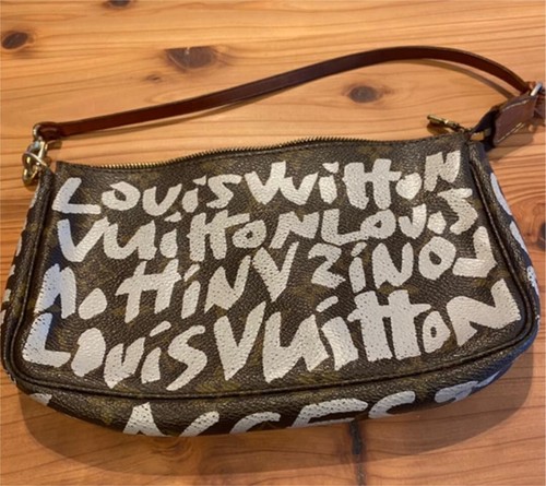 LOUIS VUITTON Louis Vuitton x Stephen Sprouse Graffiti Pochette Accessoires Auth - Bild 4 von 12