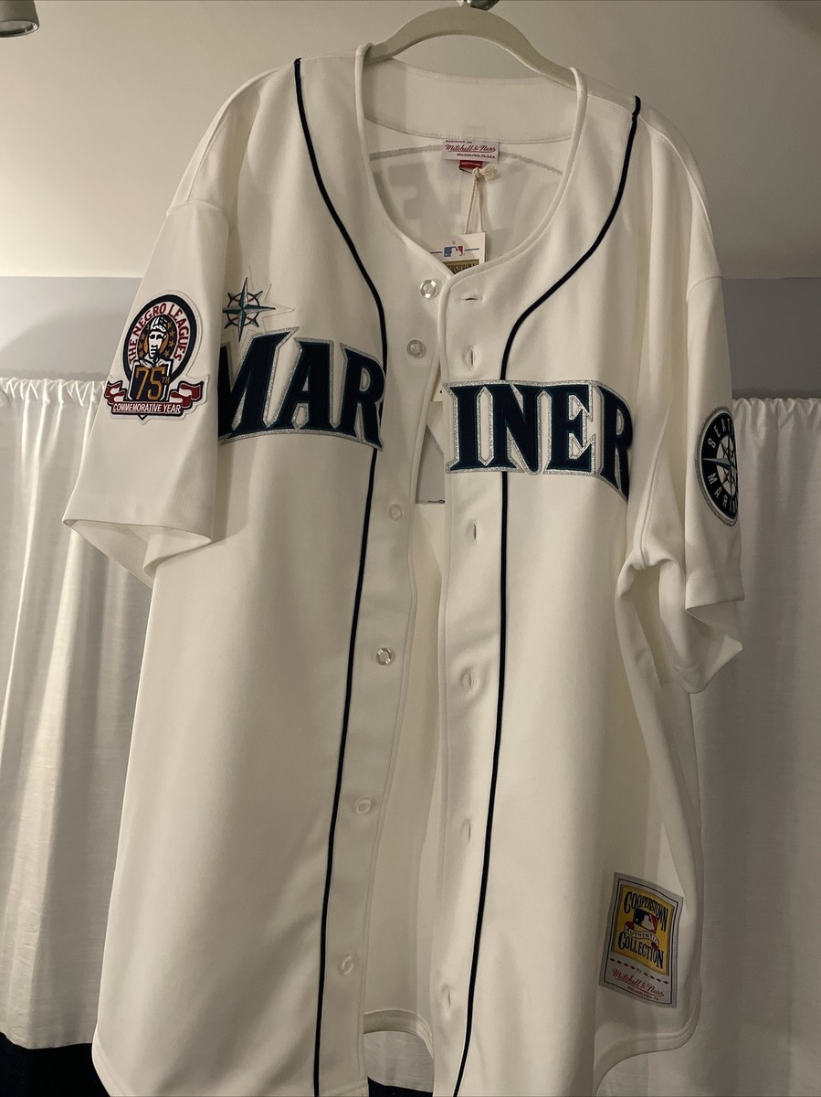 Griffey Jr Authentic Retro Mitchell & Ness Mariners Jersey W Negro