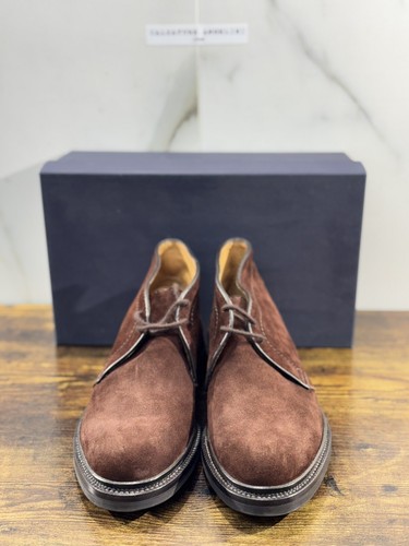Edward Weston Polacchino Uomo Suede Cotto Gomma Triplex Northhampton Handmade 40 - Imagen 2 de 9