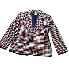Pendleton Houndstooth Wool Blazer 6