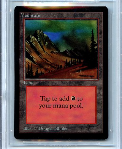 MTG Beta Mountain Land BGS 8.5 NM-MT+ Magic Card Amricons 3301 - Picture 3 of 3