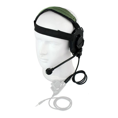 40-60db Earpiece Headset Headphone Airsoft Mic Radio For Bowman Elite II HD03 F - Zdjęcie 5 z 9