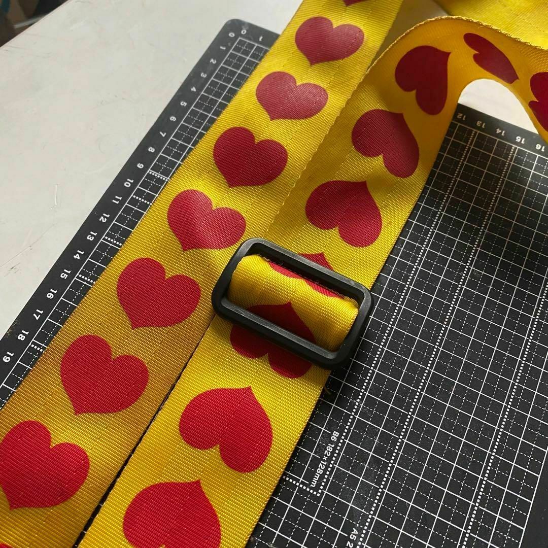 Fernandes Hide Model Guitar Strap Yellow Heart | eBay