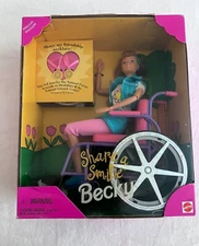 Share A Smile Becky Barbie Doll Mattel 1996 #15761 Special Edition NEW