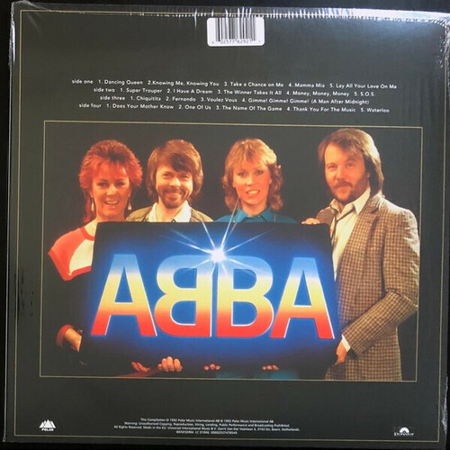 ABBA Gold limited GOLD COLOURED VINYL 2 LP NEW/SEALED - Picture 2 of 2