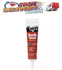 KWIK SEAL 5.5 Oz. White Kitchen and Bath Adhesive Caulk