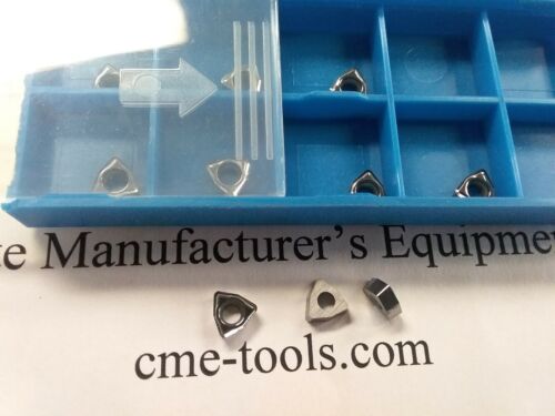10pcs WCMX03 Carbide Inserts For U Drills 5/8, 13/16, 3/4" aluminum cutting - Picture 2 of 3