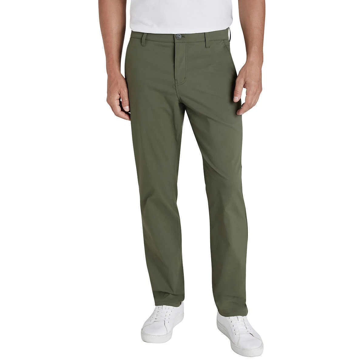 Weatherproof Vintage Men's Performance Weather-Flex Flat Front Pants