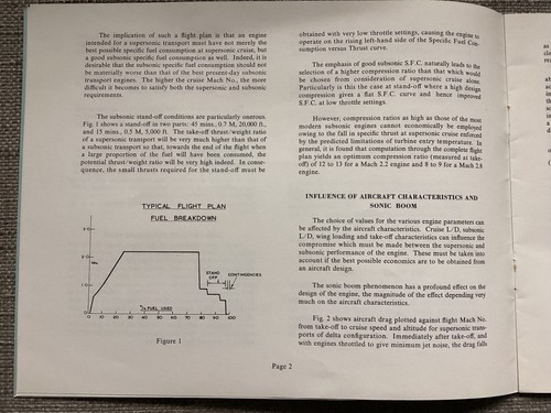 Rolls Royce Studie Motorprobleme in Überschall Zivilflugzeugen Concorde 1961 - Bild 5 von 15
