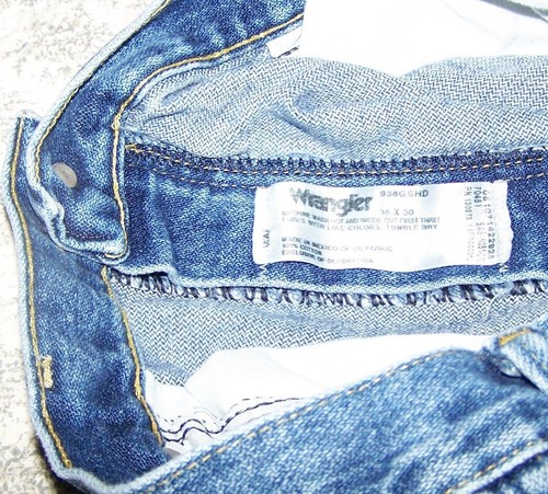 Wrangler Cowboy Cut Men Denim Jeans 36x30 George Strait Collection Rodeo 936GSHD - Picture 6 of 9
