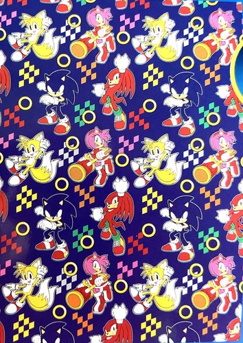 MANTA DE FELPA SÚPER SUAVE SONIC THE HEDGEHOG Classic Gran Tamaño 50""x70"" NUEVA - Imagen 3 de 4