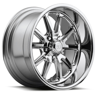 18x7 +1 F, 18x8 +1 R, US Mag U110 Rambler 5x5.0 Chrome Plated Wheels (Set of 4)